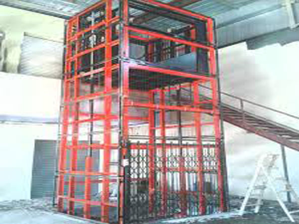 double-mast-type-electro-hydraulic-goods-lift